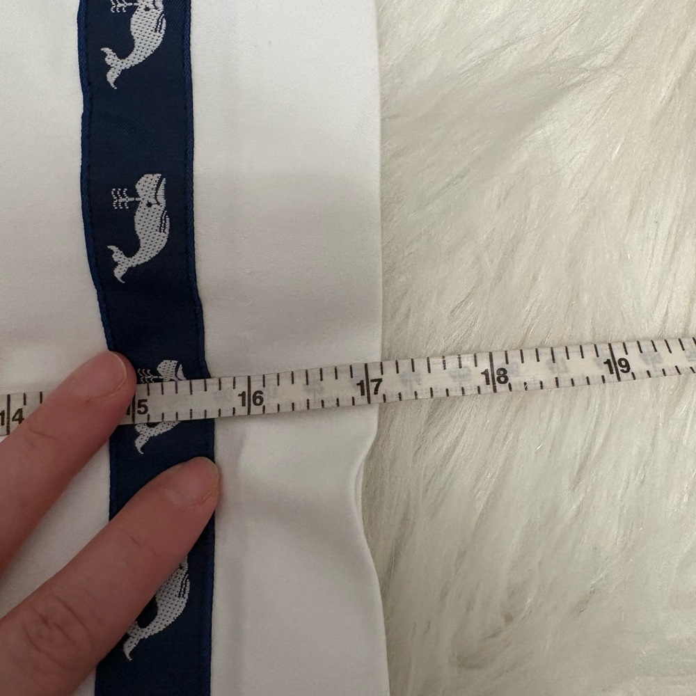 Bamboo Traders White Skirt with Preppy Navy Nautical Whale Accents - Picture 5 of 5